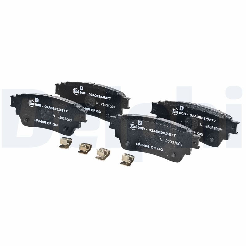 Brake Pad Set, disc brake - LP3408 DELPHI