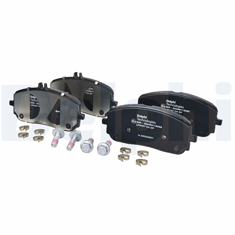 Brake Pad Set, disc brake - LP3437 DELPHI