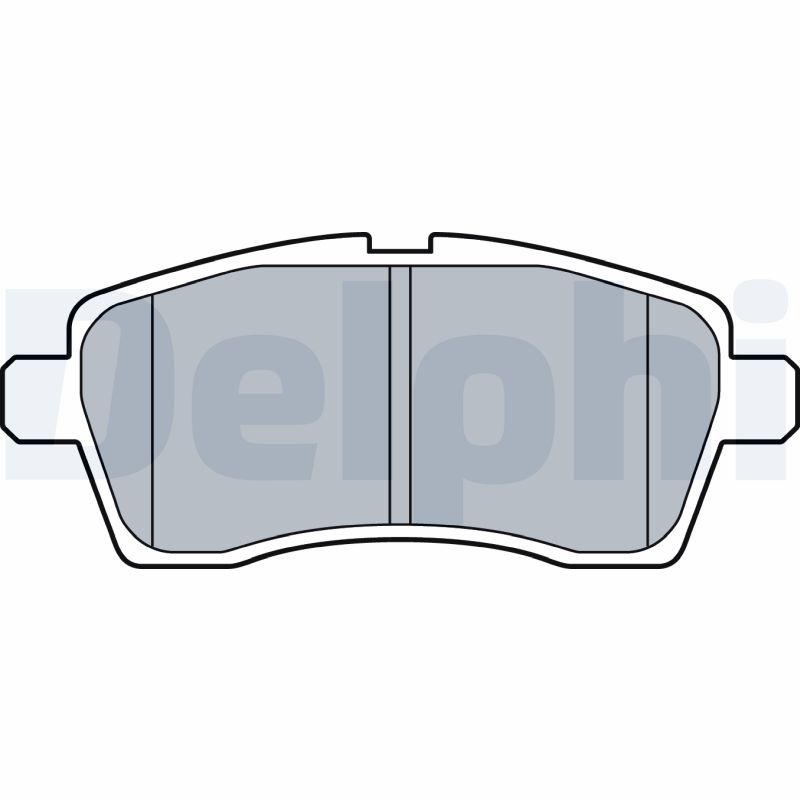 Brake Pad Set, disc brake - LP3510 DELPHI