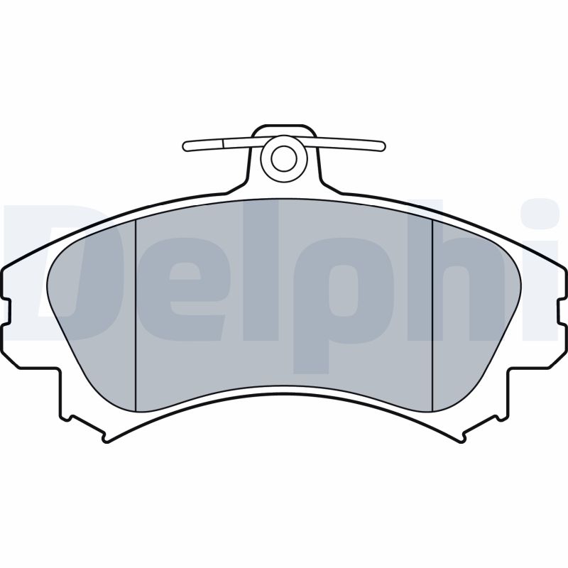 Brake Pad Set, disc brake - LP3533 DELPHI