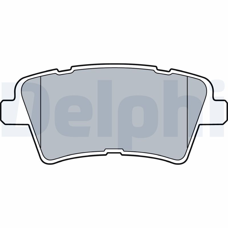 Brake Pad Set, disc brake - LP3537 DELPHI