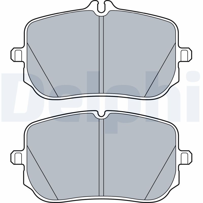 Brake Pad Set, disc brake - LP3539 DELPHI