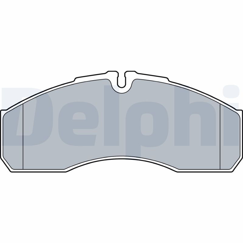 Brake Pad Set, disc brake - LP3541 DELPHI