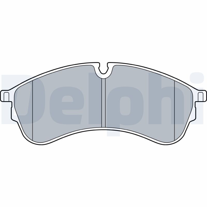Brake Pad Set, disc brake - LP3545 DELPHI