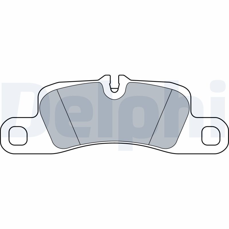 Brake Pad Set, disc brake - LP3546 DELPHI