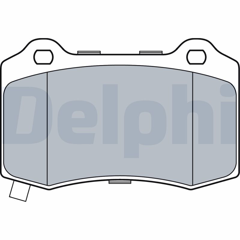 Brake Pad Set, disc brake - LP3547 DELPHI