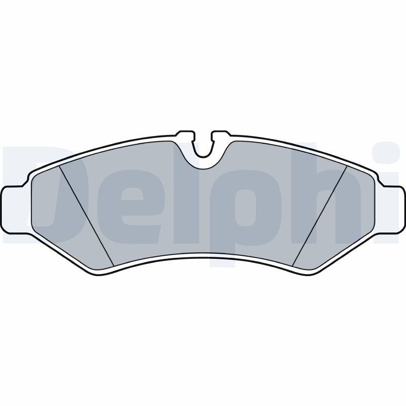Brake Pad Set, disc brake - LP3549 DELPHI