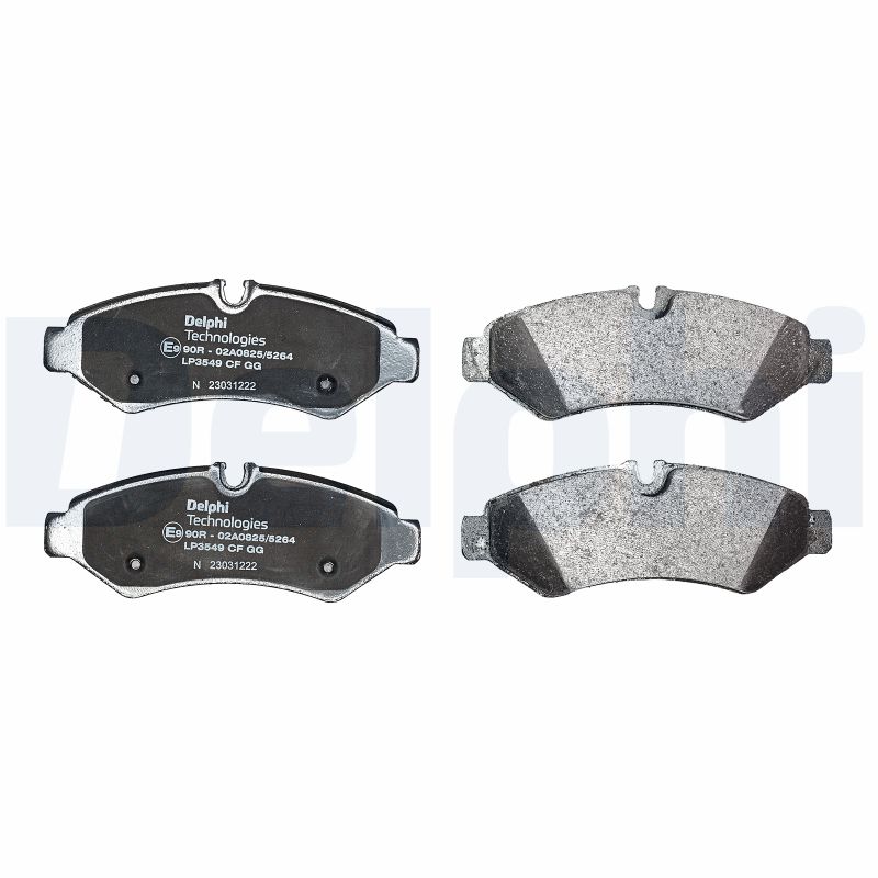 Brake Pad Set, disc brake - LP3549 DELPHI