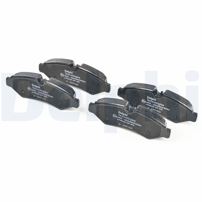 Brake Pad Set, disc brake - LP3549 DELPHI