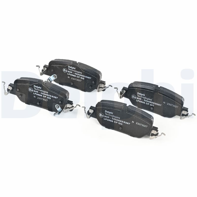 Brake Pad Set, disc brake - LP3566 DELPHI