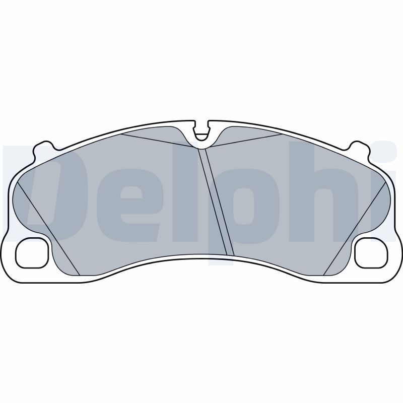 Brake Pad Set, disc brake - LP3570 DELPHI