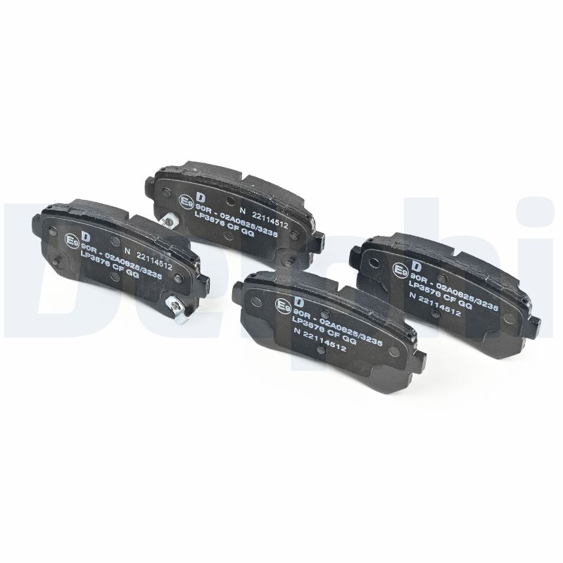 Brake Pad Set, disc brake - LP3576 DELPHI