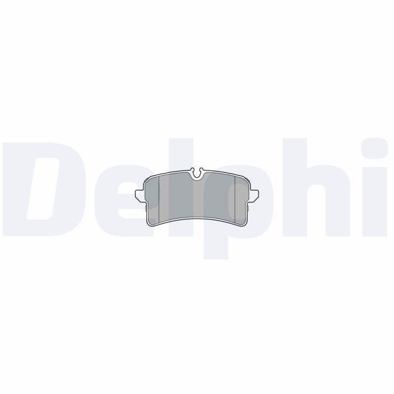 Комплект тормозных колодок, дисковый тормоз - LP3577 DELPHI