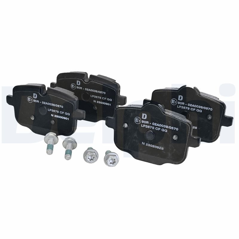 Brake Pad Set, disc brake - LP3579 DELPHI