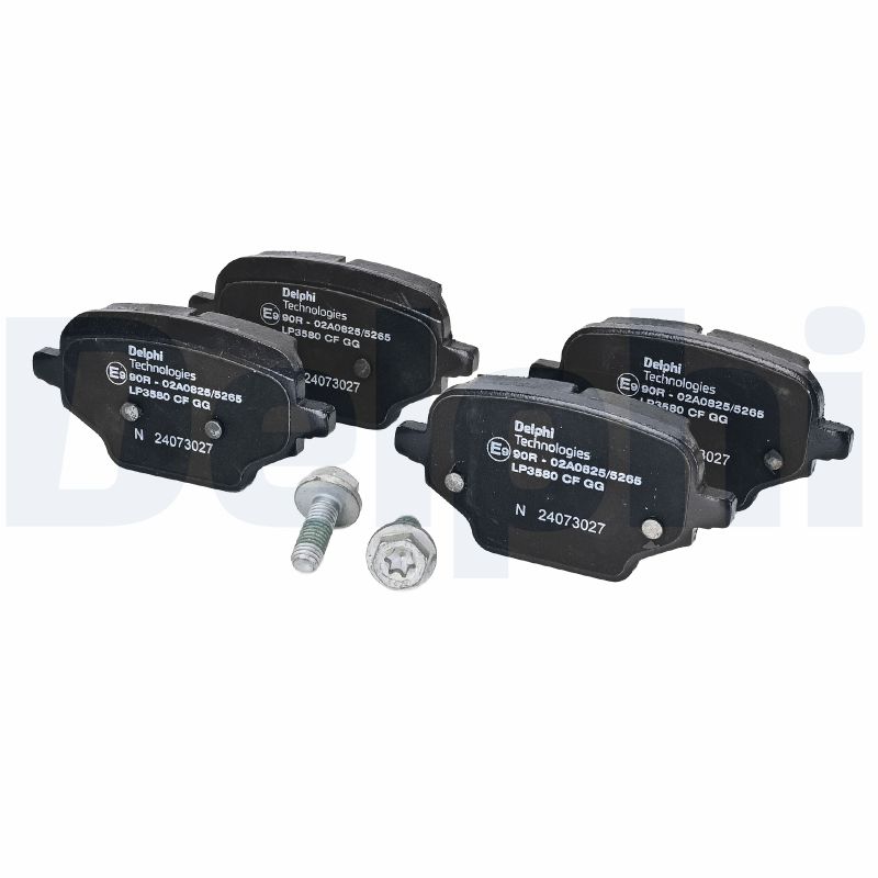 Brake Pad Set, disc brake - LP3580 DELPHI