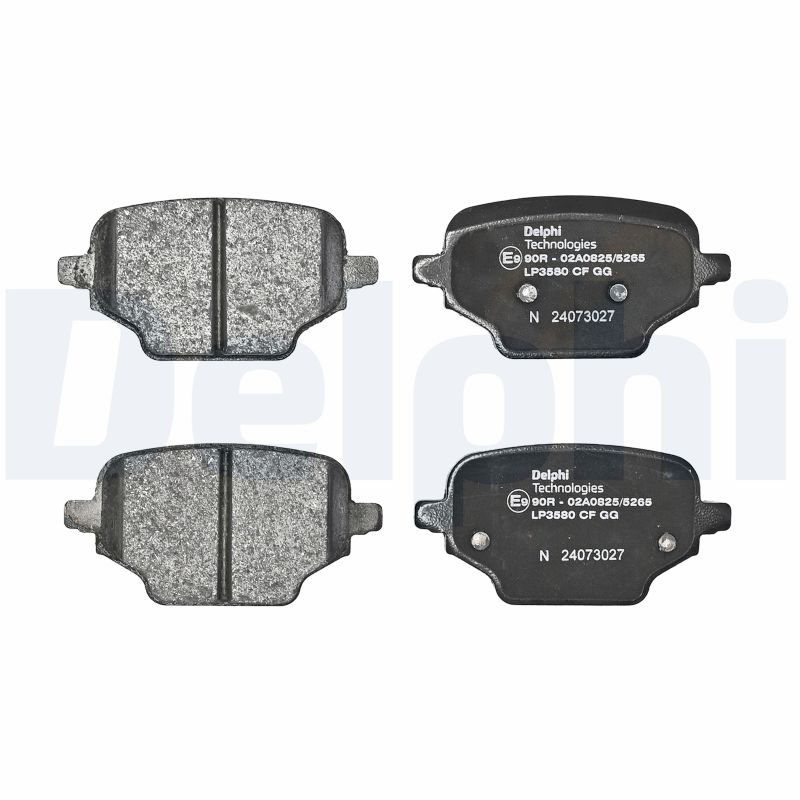Brake Pad Set, disc brake - LP3580 DELPHI