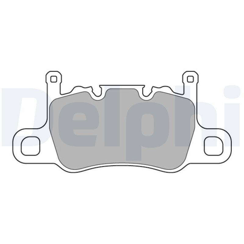 Brake Pad Set, disc brake - LP3585 DELPHI