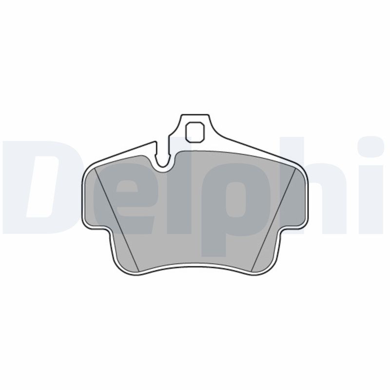 Kit pastiglie freno, Freno a disco - LP3586 DELPHI