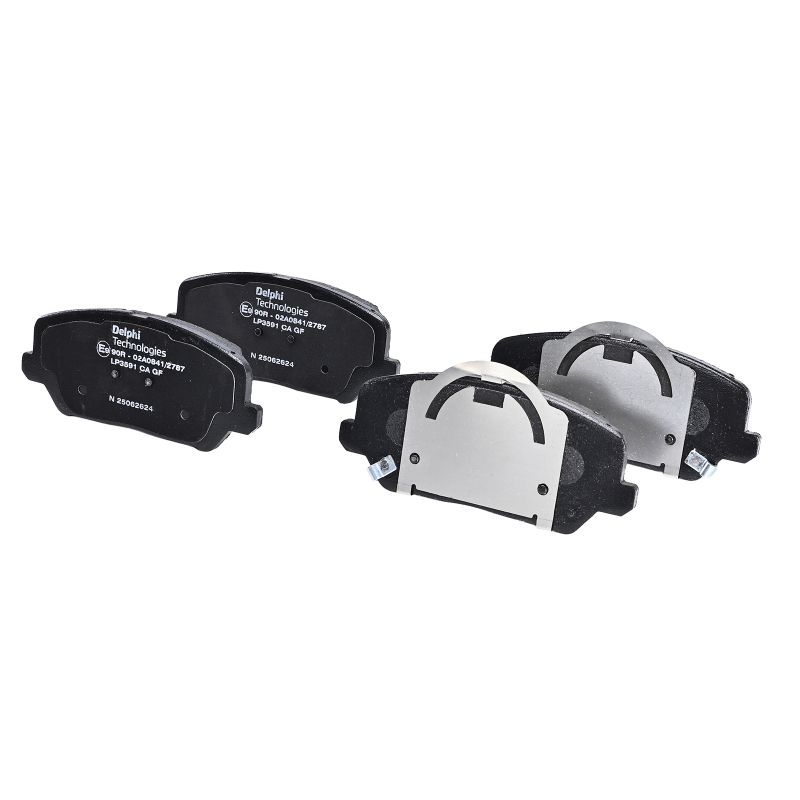 Brake Pad Set, disc brake - LP3591 DELPHI