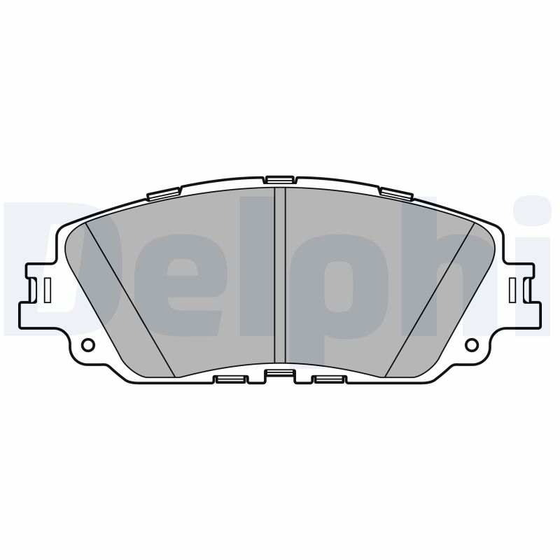 Kit pastiglie freno, Freno a disco - LP3596 DELPHI