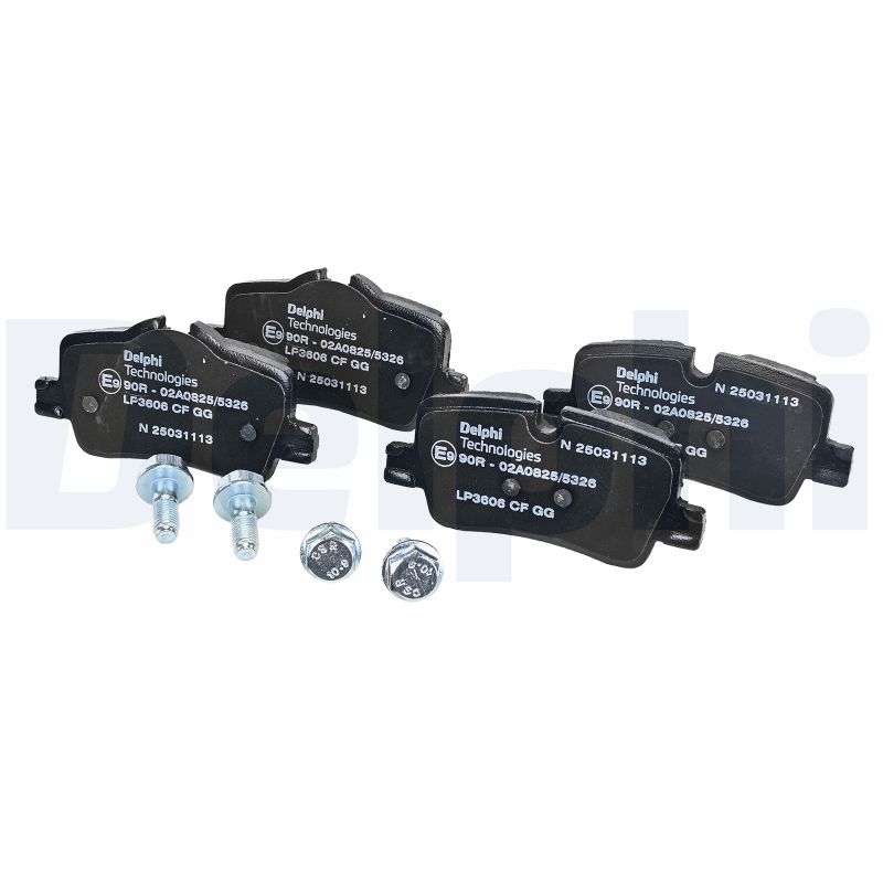 Brake Pad Set, disc brake - LP3606 DELPHI