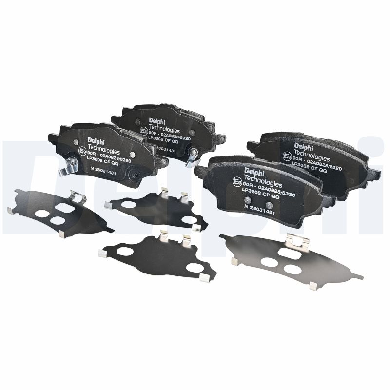 Brake Pad Set, disc brake - LP3608 DELPHI