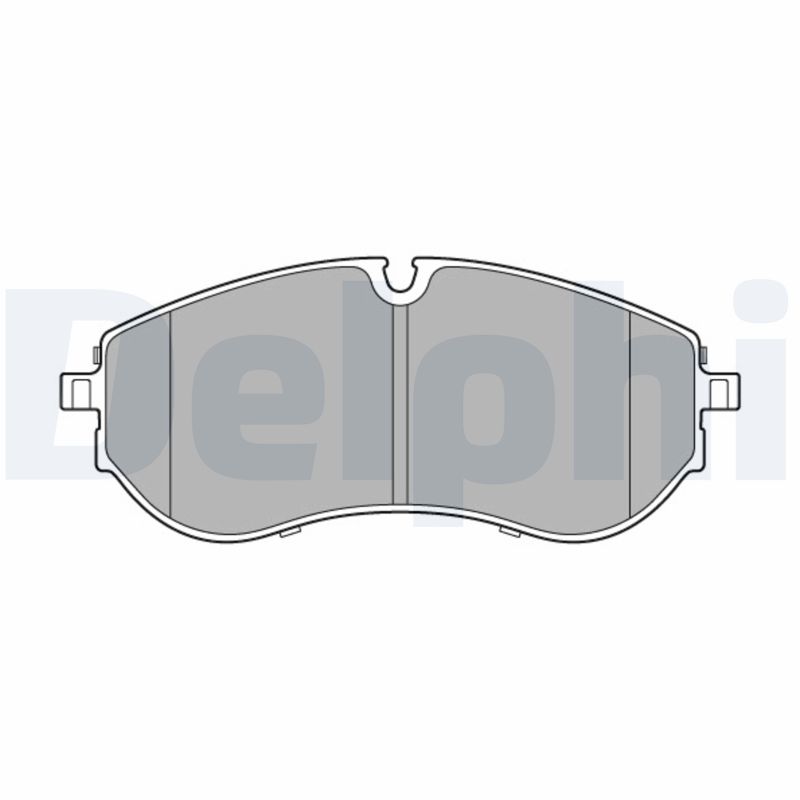 Brake Pad Set, disc brake - LP3610 DELPHI