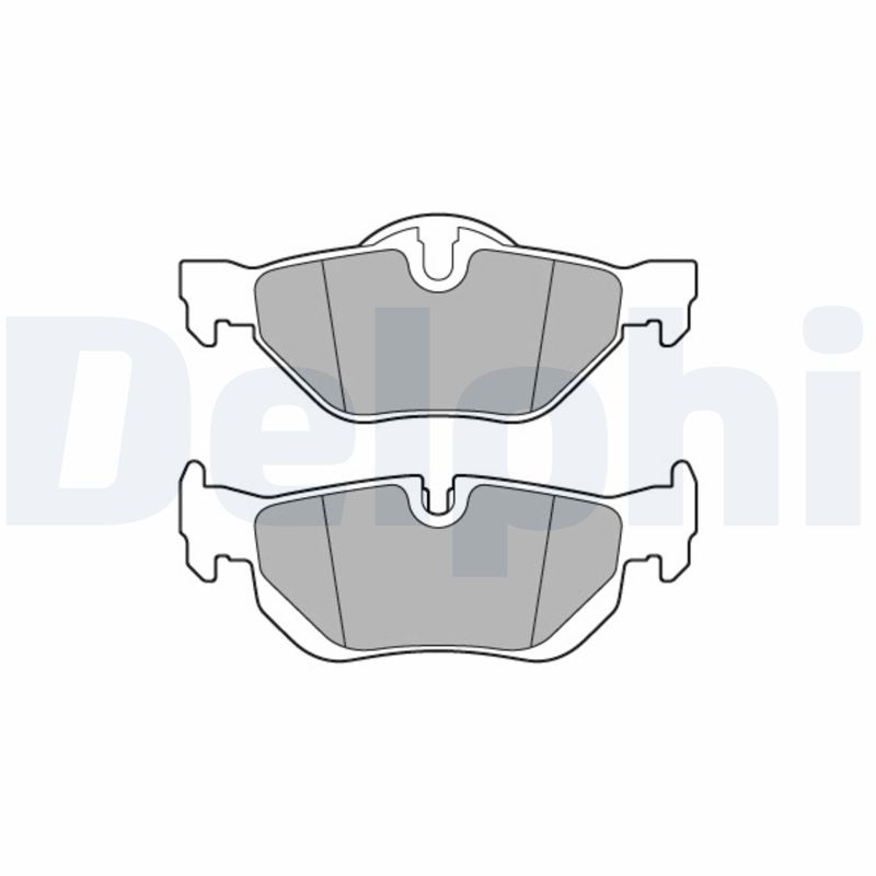 Kit pastiglie freno, Freno a disco - LP3618 DELPHI