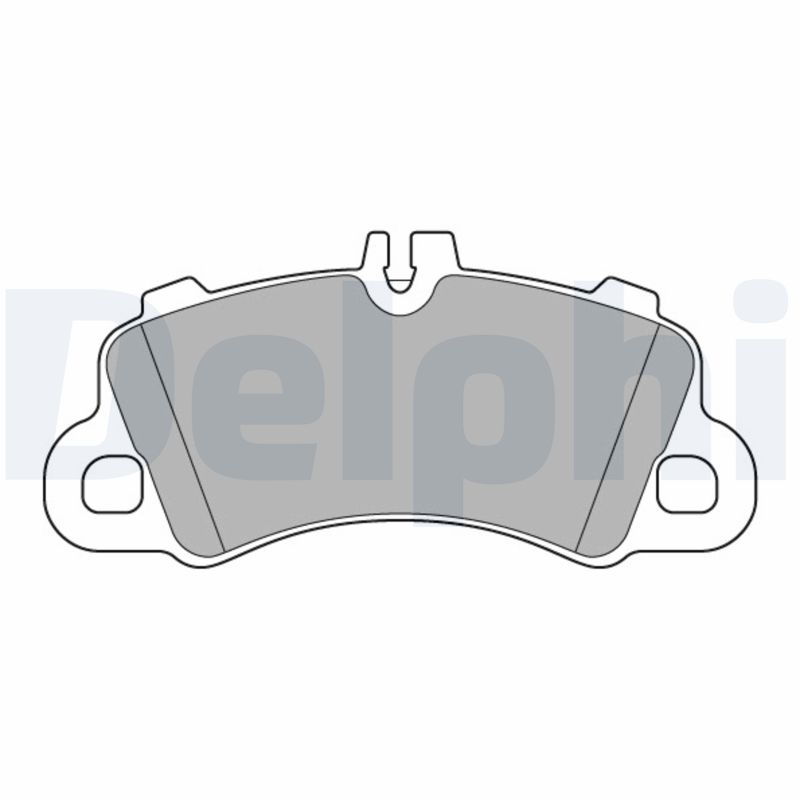 Brake Pad Set, disc brake - LP3639 DELPHI