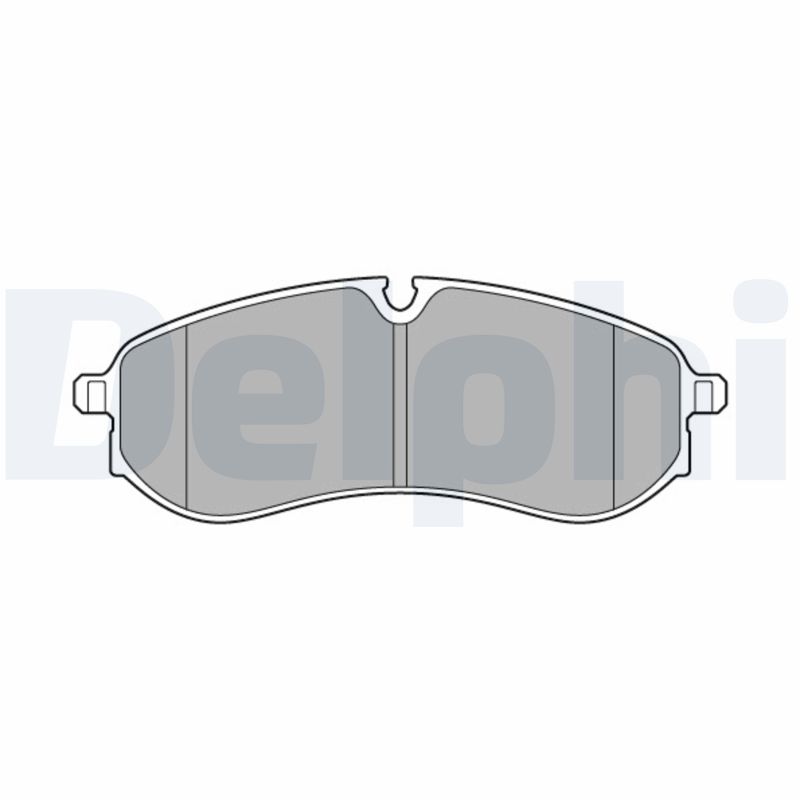 Brake Pad Set, disc brake - LP3641 DELPHI