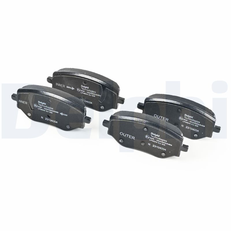 Brake Pad Set, disc brake - LP3644 DELPHI