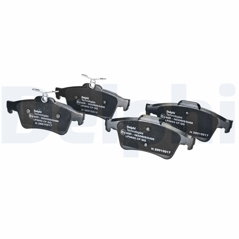 Brake Pad Set, disc brake - LP3653 DELPHI