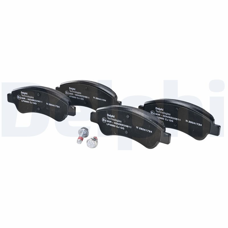 Brake Pad Set, disc brake - LP3660 DELPHI