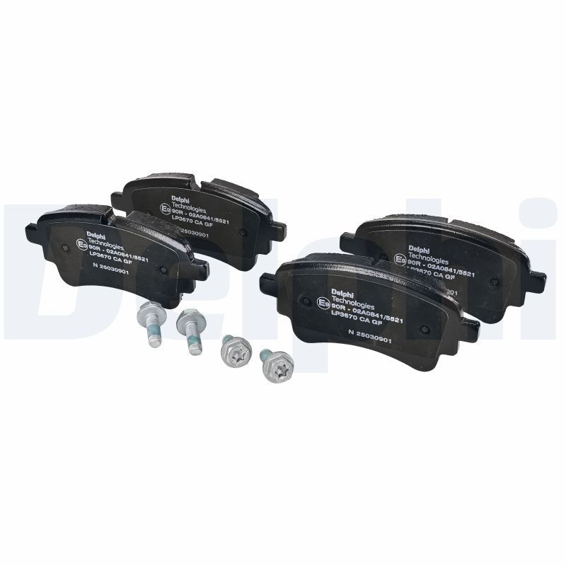 Kit pastiglie freno, Freno a disco - LP3670 DELPHI