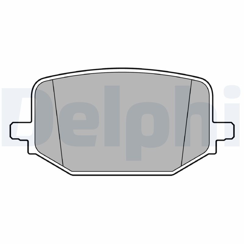 Kit pastiglie freno, Freno a disco - LP3697 DELPHI