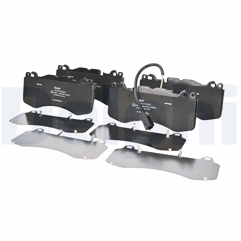 Brake Pad Set, disc brake - LP3836 DELPHI