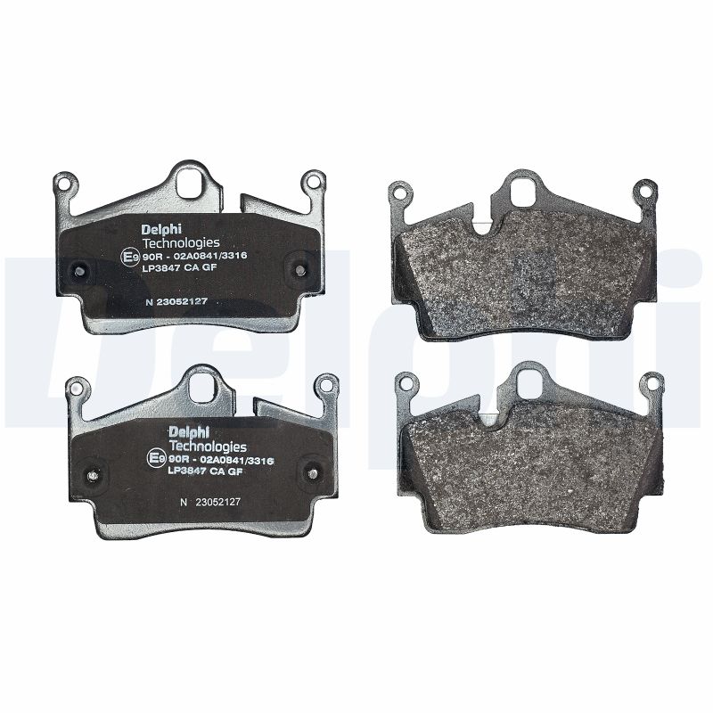 Brake Pad Set, disc brake - LP3847 DELPHI