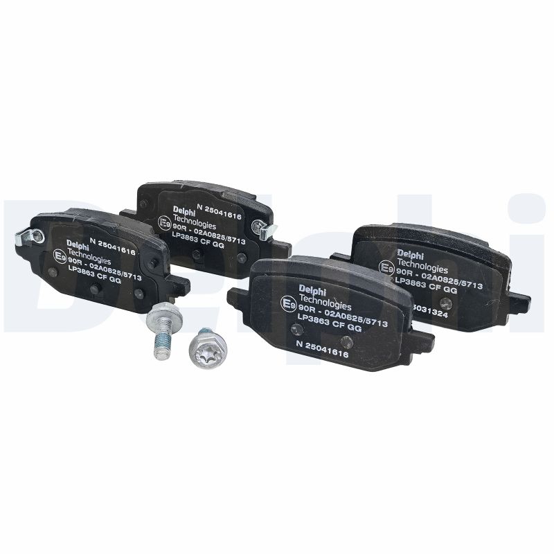 Brake Pad Set, disc brake - LP3863 DELPHI