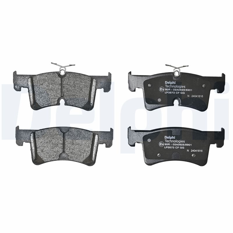 Brake Pad Set, disc brake - LP3873 DELPHI