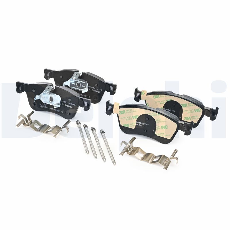 Brake Pad Set, disc brake - LP3914 DELPHI
