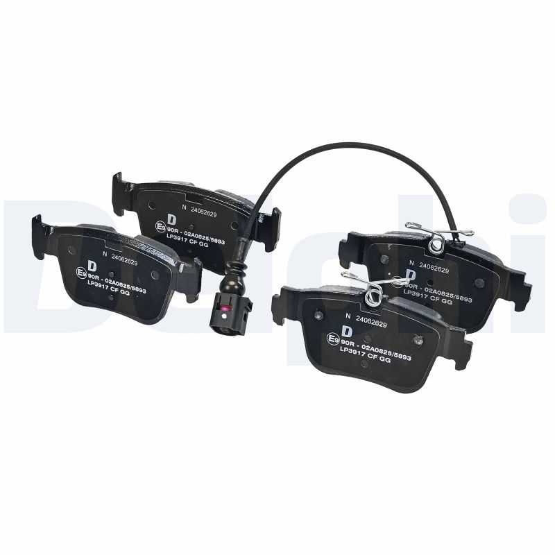 Brake Pad Set, disc brake - LP3917 DELPHI