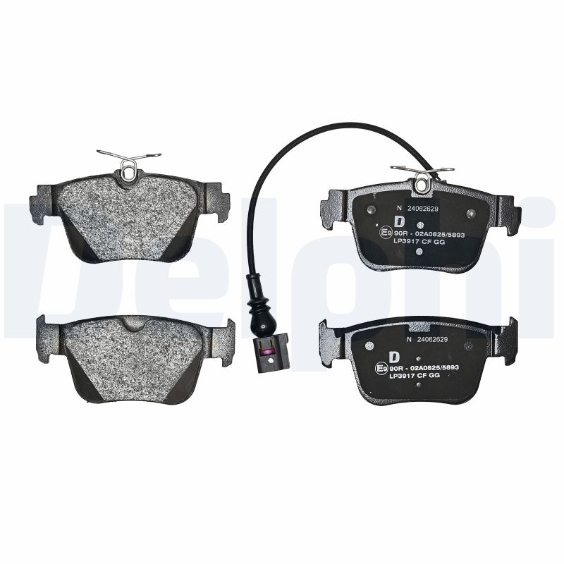 Brake Pad Set, disc brake - LP3917 DELPHI