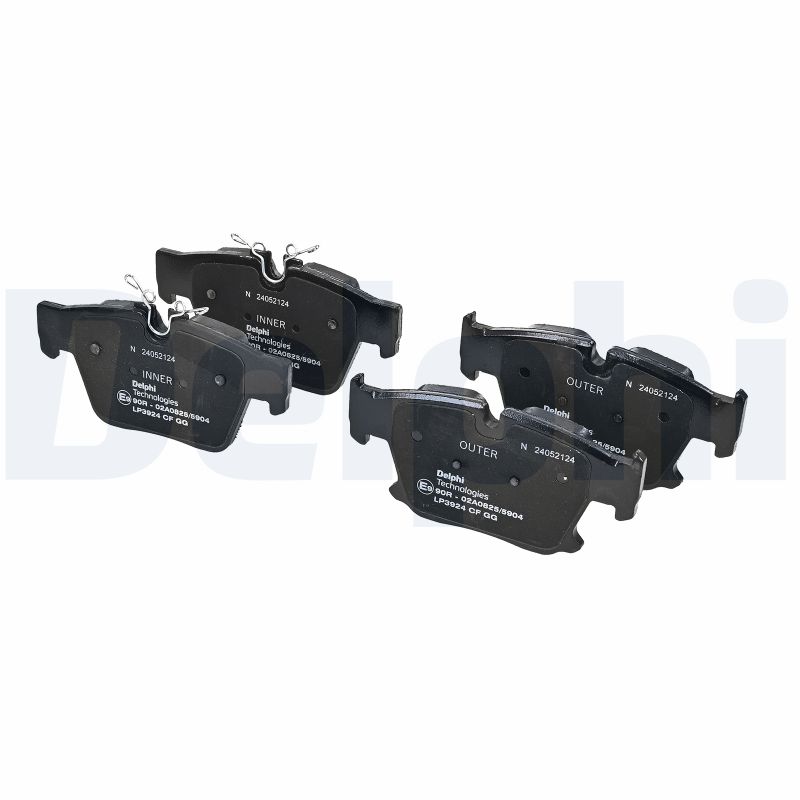 Brake Pad Set, disc brake - LP3924 DELPHI