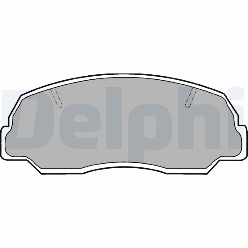 Brake Pad Set, disc brake - LP400 DELPHI