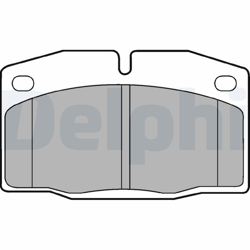 Brake Pad Set, disc brake - LP415 DELPHI