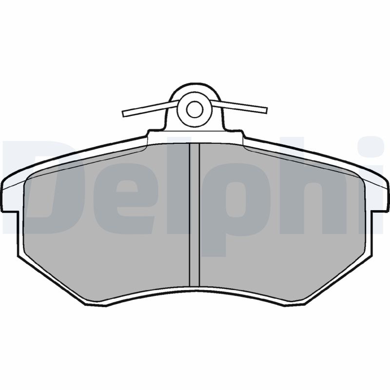 Brake Pad Set, disc brake - LP424 DELPHI