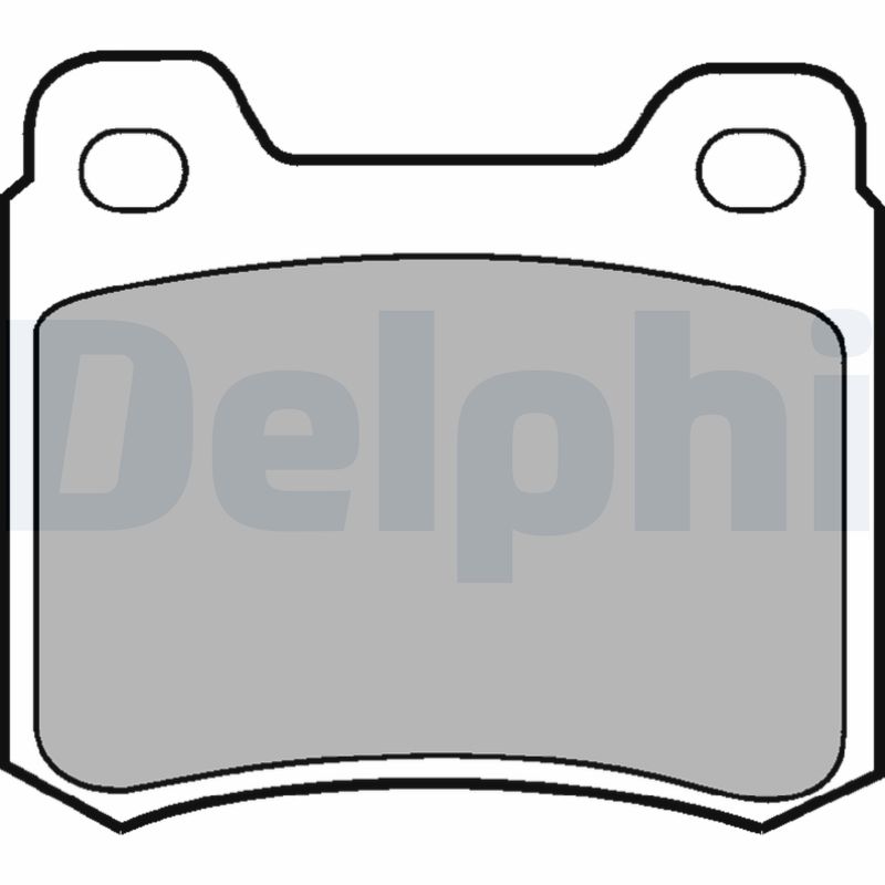 Brake Pad Set, disc brake - LP440 DELPHI