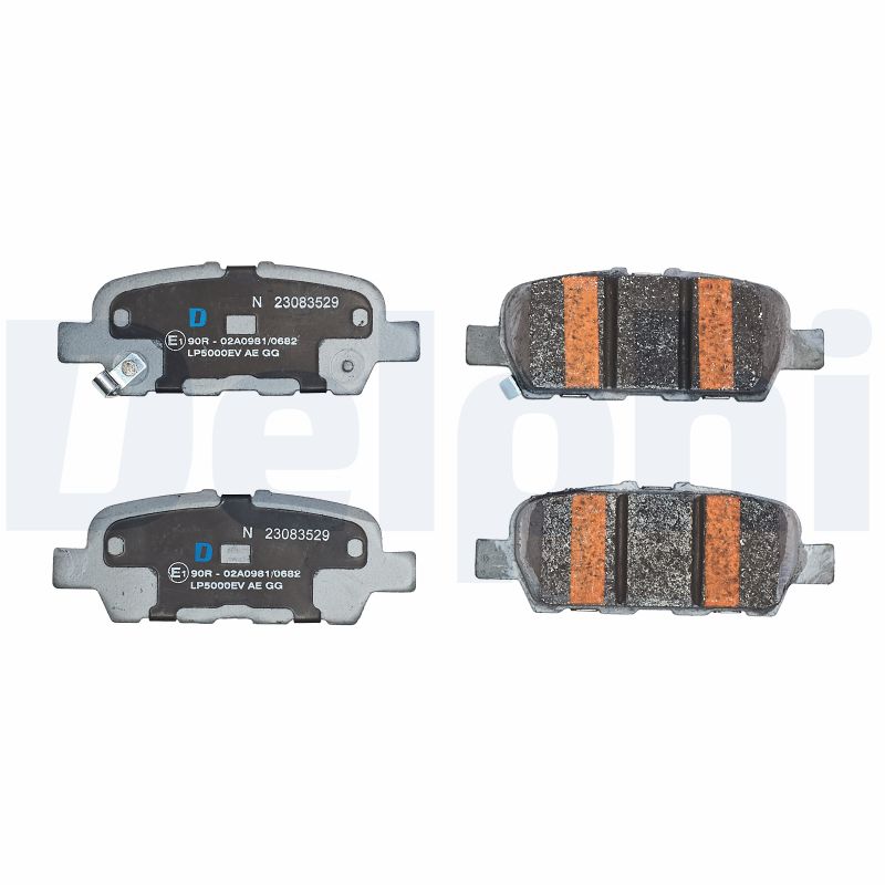 Brake Pad Set, disc brake - LP5000EV DELPHI