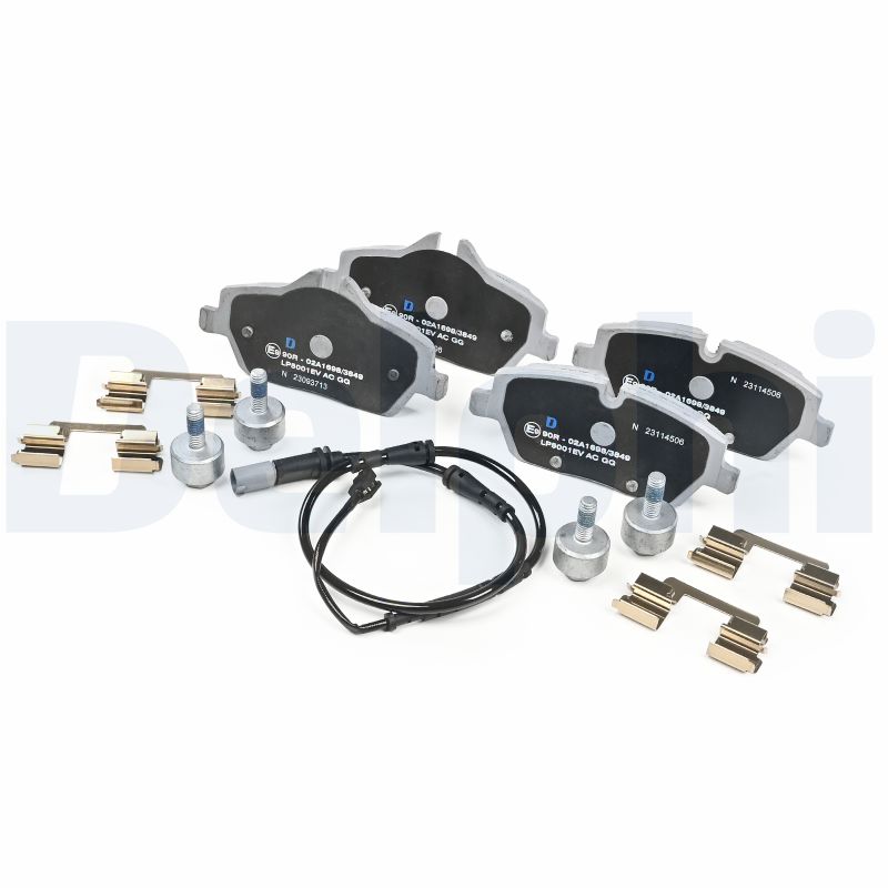 Комплект тормозных колодок, дисковый тормоз - LP5001EV DELPHI