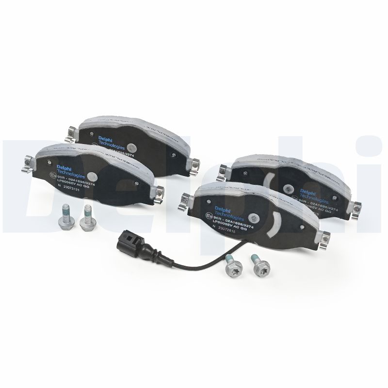 Комплект тормозных колодок, дисковый тормоз - LP5006EV DELPHI